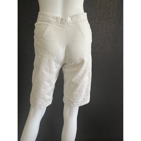 Gucci Women's Vintage Short Pant Elegant White Pockets XS - Picture 11 of 12